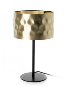 FORGE LS lampa stołowa z tłoczonym kloszem metalowym - Zuma Line