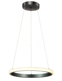 PLUTON 40 wisząca lampa led o prostej konstrukcji okręgu - Auhilon