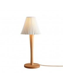 CECIL FT554 luksusowa lampa stołowa z drewniana podstawą - Original BTC