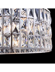 GELID W2 wisząca lampa z prostokątnymi kryształkami - Maytoni