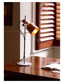CHESTER lampka na biurko z miedzianym kloszem - Original BTC