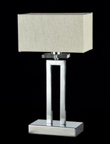 Elegancka lampa stołowa o polerowanej podstawie - MEGAPOLIS LS - Maytoni