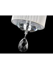 Mała lampa wisząca MIRAGGIO W3 z podwieszonym kryształem - Maytoni
