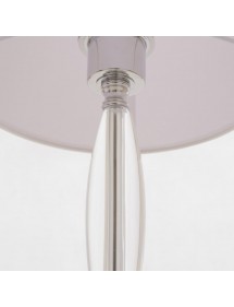 Stołowa lampa z białym abażurem MONACO LS2 - Cosmo Light