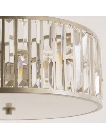 Wisząca lampa MOSCOW W1 z regularnymi prostokątnymi kryształkami - Cosmo Light
