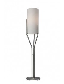 NEPTUNO LP2 satynowa lampa podłogowa z mlecznym kloszem - Sompex