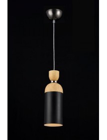 BRAVA W2 wisząca lampa z drewnianymi wstawkami - Maytoni