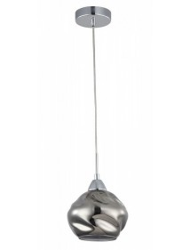 Mała lampka wisząca HAZE 1 z przydymionym szklanym kloszem - Maytoni