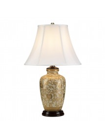 Niepowtarzalna lampa stołowa Gold Thistle - Lui's Collection
