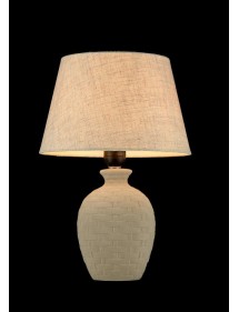 ADELINE 1 ceramiczna lampa z beżowym abażurem - Maytoni