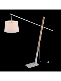LAREDO LP podłogowa lampa z drewnianym statywem z regulacja - Maytoni