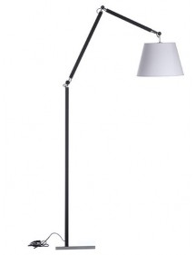 ZYTA L FLOOR czarna lampa podłogowa - 4 kolory abażura - Azzardo
