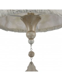 Lampa wisząca LANA W1 w wełnianej białej otulinie - Maytoni