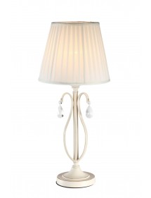 Wysoka lampa gabinetowa BRIONIA LS2 z kryształowymi ozdobami - Maytoni
