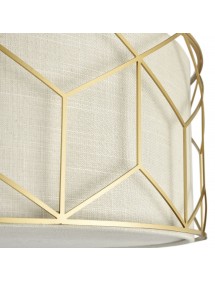 MESSINA P1 plafon ze złotym motywem geometrycznym - Maytoni