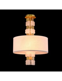 Lampa wisząca ze złotymi metalowymi zdobieniami VALENCIA W1 - Maytoni