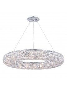 AURORA kryształowa lampa wisząca o kolistym kształcie - Pallero
