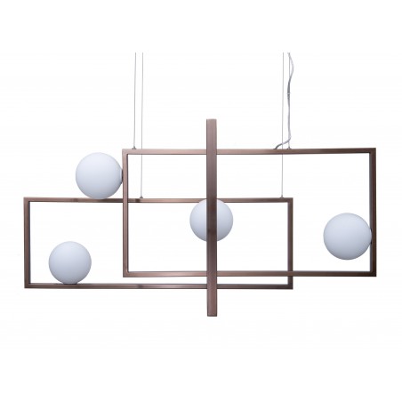 MACAN 4 nowoczesny geometryczny wzór lampy wiszącej - Pallero