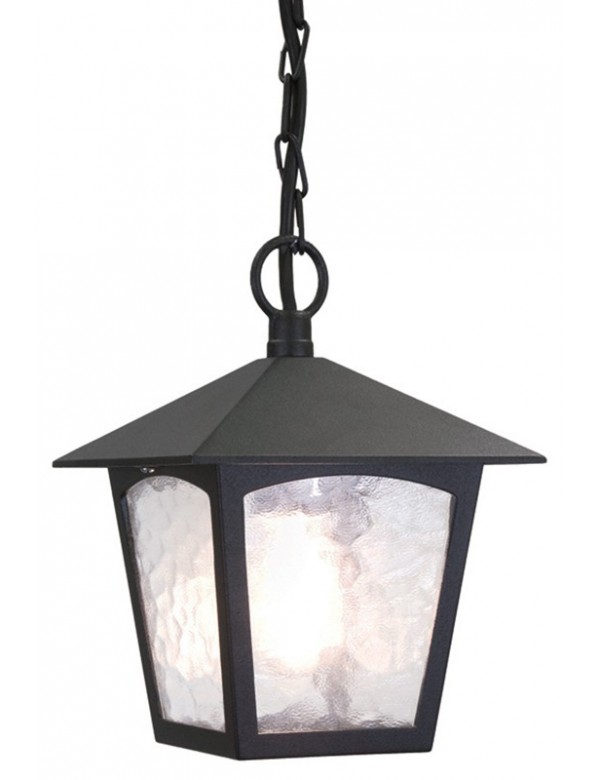 Zewnętrzna lampa wisząca na łańcuchu  York - Elstead Lighting