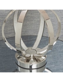 Stołowa lampa RITZ LS z kulistą podstawą pokrytą kryształkami - Endon