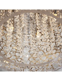 Ażurowy plafon dekoracyjny z kryształkami FAYOLA P - Endon