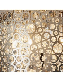 Ażurowy plafon dekoracyjny z kryształkami FAYOLA P - Endon