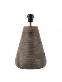 MAHALLA TABLE drewniana lampa na stolikowa ze stożkową podstawą- Endon