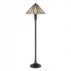 Podłogowa lampa w stylu Tiffany QZ/VICTORY/FL - Quoizel