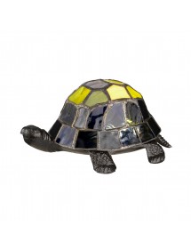 Mały żółw witrażowy TORTOISE TL lampka na stół - Quoizel