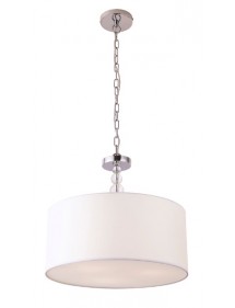 ELEGANCE W1 lampa wisząca z perłowo-białym abażurem - Maxlight