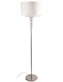 ELEGANCE LP biała lampa stojąca z ozdobnymi kulami - Maxlight