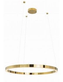 Lampa wisząca LUXURY W110 złoty okrąg - Maxlight