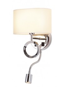OLIMPIC K kinkiet z praktyczna lampką led - Maxlight