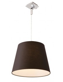 Lampa wisząca DENVER W z cylindrycznym abażurem - Maxlight