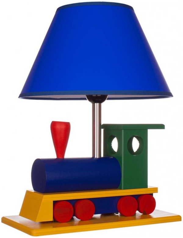 LOKOMOTYWA stołowa lampa na biurko chłopca - Hellux