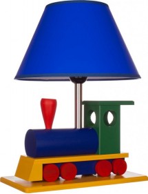 LOKOMOTYWA stołowa lampa na biurko chłopca - Hellux