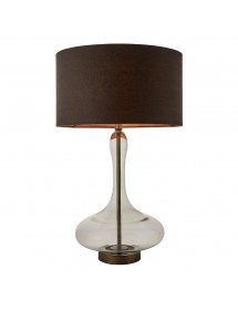 CAIA TABLE szklana lampa stołowa o ciekawym kształcie - Endon