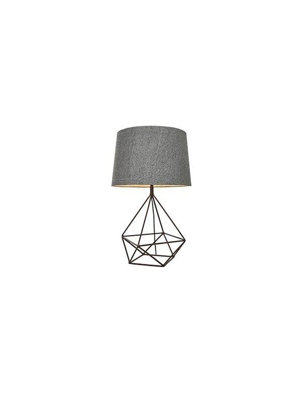 APOLLO TABLE industrialna lampa z żeberkową podstawą - Endon