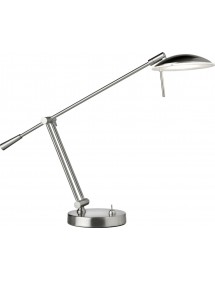 Srebrna lampka biurkowa Sompex - MAYA LS