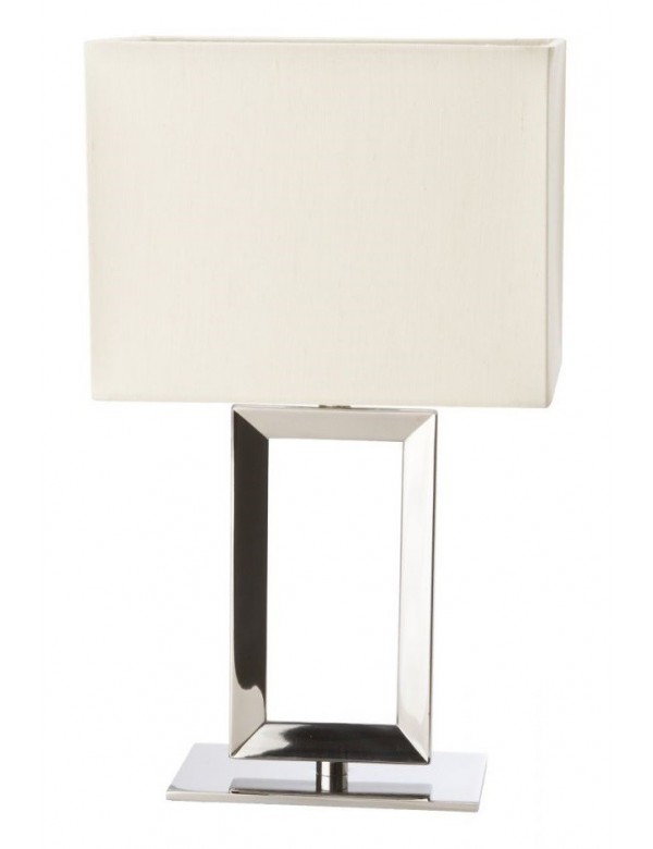 Unikatowa lampa stołowa PAD S z kremowym abażurem - Sompex