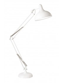 Designerska lampa podłogowa XXL w kształcie oprawy biurkowej Sompex