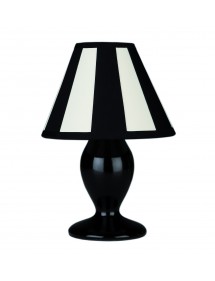BERN lampka nocna z biało-czarnym abażurem - Villeroy & Boch