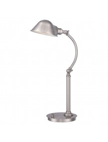 THOMPSON LS stołowa lampa led wykonana z metalu - Quoizel