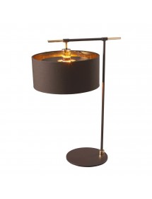Lampa stołowa BALANCE/TL brązowa i biała wersja kolorystyczna - Elstead Lighting