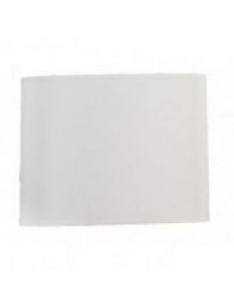 Biały abażur walcwaty LS1133 (40cm) z tkaniny - Lui's Collection