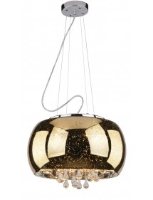 ASTRAL złota lampa wisząca lub plafon z kryształkami - Azzardo