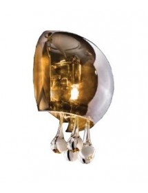 BURN WALL lustrzany kinkiet w kształcie półkuli - Azzardo