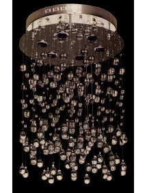 COMET lampa sufitowa ze zwisającymi szklanymi bąbelkami - Azzardo