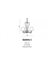 GIULIETTA 3 stylowy żyrandol w klasycznej formie - Azzardo