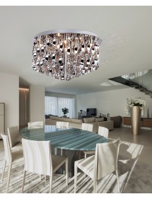 JEWEL 90 duży luksusowy plafon do salonu - Azzardo